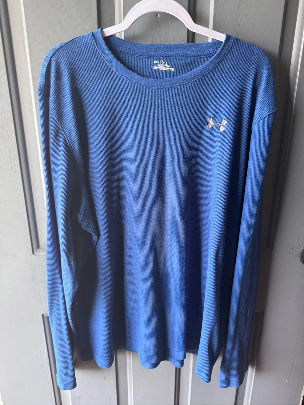 Under Armour Men’s Royal Blue Crewneck Thermal Long Sleeve